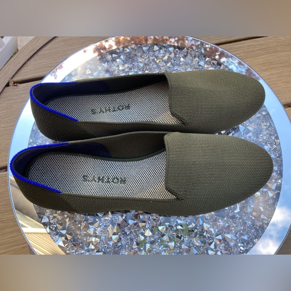 Rothy’s Cypress Green The Loafer Slip-On Flat WM SZ8W Sustainable Preppy Career - Picture 2 of 15